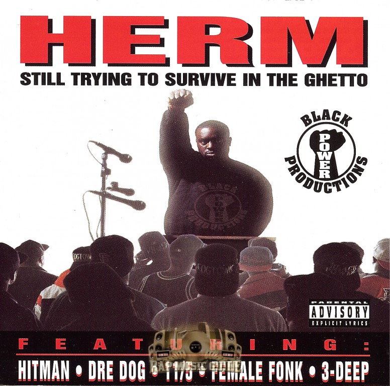 Herm - Still Trying To Survive In The Ghetto: 1st Press. CD